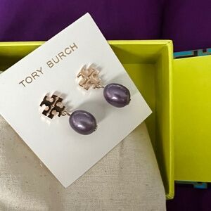 Tory Burch KIRA PEARL DROP EARRING